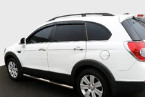 Chevrolet Captiva 2006-2019 Barre Laterali (2 pz, Acciaio Inox) Ø60 foto 2