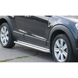 Pedane Laterali Premium (2 pz, Acciaio Inox) Chevrolet Captiva 2006-2019 foto 1