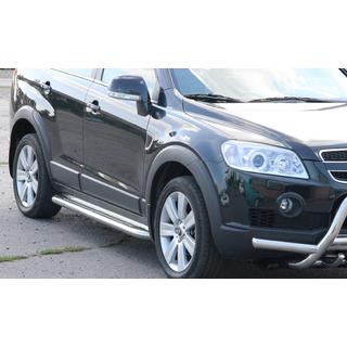 Pedane Laterali Premium (2 pz, Acciaio Inox) Chevrolet Captiva 2006-2019 foto 2