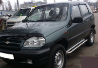 Chevrolet Niva 1998-2020 Pedane Laterali Premium (2 pz, Acciaio Inox) Ø60 foto 2