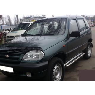 Pedane Laterali Premium (2 pz, Acciaio Inox) Chevrolet Niva 1998-2020 foto 2
