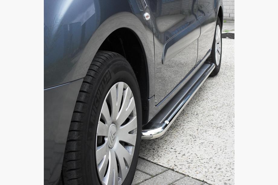 Citroen Berlingo 1996-2008 Pedane Laterali Premium (2 pz, Acciaio Inox) Image