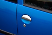Citroen C-1 2005-2014 Coperture maniglie porta in acciaio inox 2 pezzi, Carmos - Acciaio Turco foto 7