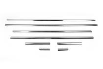 Citroen C-4 2004-2010 Cornici Finestrini Acciaio Inox foto 2