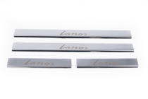Daewoo Lanos 1998-2017 Battitacco in acciaio inox Carmos V1 (4 pz) foto 2