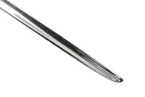 BMW 5 Series E34 1988-1995 Modanatura cromata sopra la targa (acciaio inox) foto 3