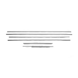 Modanature inferiori in acciaio inox (6 pz) BMW X5 E53 1999–2006 foto 2