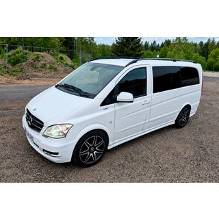 Barre portatutto nere CAN Design Originale (Piedini in metallo) Mercedes Vito W639 2004-2014 foto 2