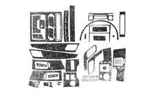 Mercedes Sprinter W906 2006–2018 Kit modanature cruscotto (Meric, 50 pezzi) Alluminio foto 5