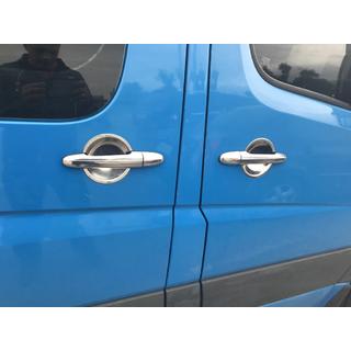 Coperture maniglie in acciaio inox (4 pz) foto 3
