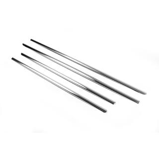 Modanature inferiori finestrini acciaio inox (4 pz) foto 4