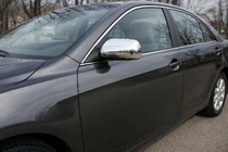 Toyota Camry 2006-2011 Coperture Specchietti Cromate (2 pz) OmsaLine - Acciaio Inox Italiano foto 1