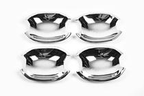 Peugeot 307 2001-2008 Coperture cromate per maniglie (4 pz, plastica) foto 4