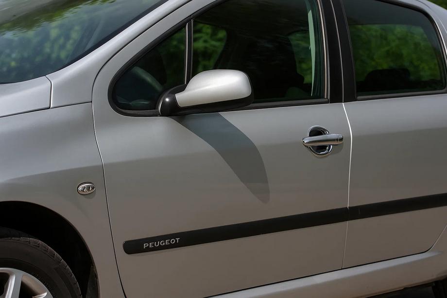 Peugeot 307 2001-2008 Coperture cromate per maniglie (4 pz, plastica) Image