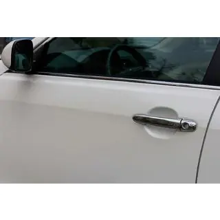 Coperture Maniglie Porta Cromate (4 pz, Acciaio Inox)