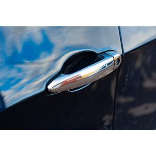 Coperture Maniglie Porta Cromate (4 pz, Acciaio Inox) BMW X5 E70 2007-2013 foto 4