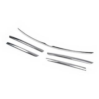 Coperture cromate per bordo griglia (5 pz, acciaio inox) Mercedes ML W163 1997-2005 foto 4