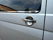 Volkswagen T5 Caravelle 2004-2010 Coperture Maniglie Porta in Acciaio Inox foto 10