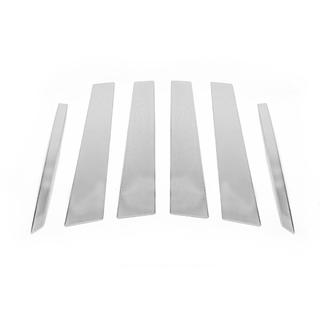 Modanature Montanti Porta in Acciaio Inox (6 pz) Mercedes ML W164 2005-2011 foto 2