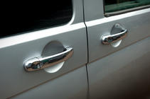 Volkswagen T6 2015-2024 Coperture Maniglie Porta in Acciaio Inox foto 2