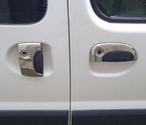 Renault Kangoo 1998-2008 Coperture Maniglie Cromate (Acciaio Inox) foto 1