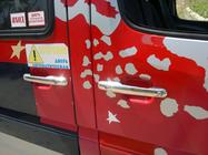 Volkswagen LT 1995-2006 Coperture Maniglie Porta Cromate (4 pz, Acciaio Inox) Carmos - Acciaio Inox Turco foto 6