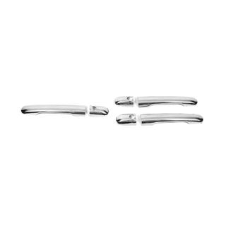 Coperture Maniglie Porta Cromate (Acciaio Inox) Mercedes Vito W638 1996-2003 foto 2