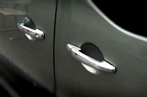 Fiat Scudo 2007-2015 Coperture maniglie porta in acciaio inox foto 5