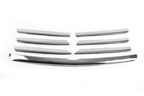 Mercedes Vaneo W414 2001-2005 Coperture griglia anteriore cromate (7 pezzi, acciaio inox) foto 2