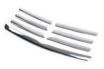 Mercedes Vaneo W414 2001-2005 Coperture griglia anteriore cromate (7 pezzi, acciaio inox) foto 3