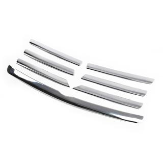 Coperture griglia anteriore cromate (7 pezzi, acciaio inox) Mercedes Vaneo W414 2001-2005 foto 3