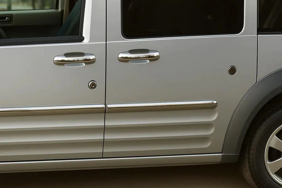 Ford Connect 2010-2013 Coperture serratura (5 pz, acciaio inox) Image