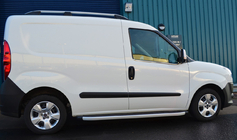 Fiat Doblo II 2010-2022 Cornici Finestrini Acciaio Inox foto 5
