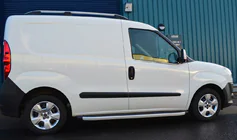 Fiat Doblo II 2010-2022 Cornici Finestrini Acciaio Inox foto 5