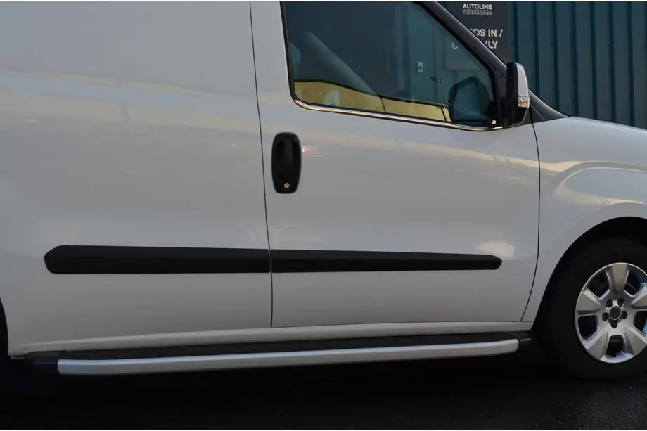 Fiat Doblo II 2010-2022 Cornici Finestrini Acciaio Inox Image