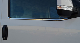 Opel Combo 2012-2018 Cornici Finestrini Acciaio Inox foto 6