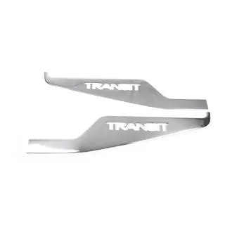 Cornici finestrini Carmos (2 pz, acciaio inox) foto 2