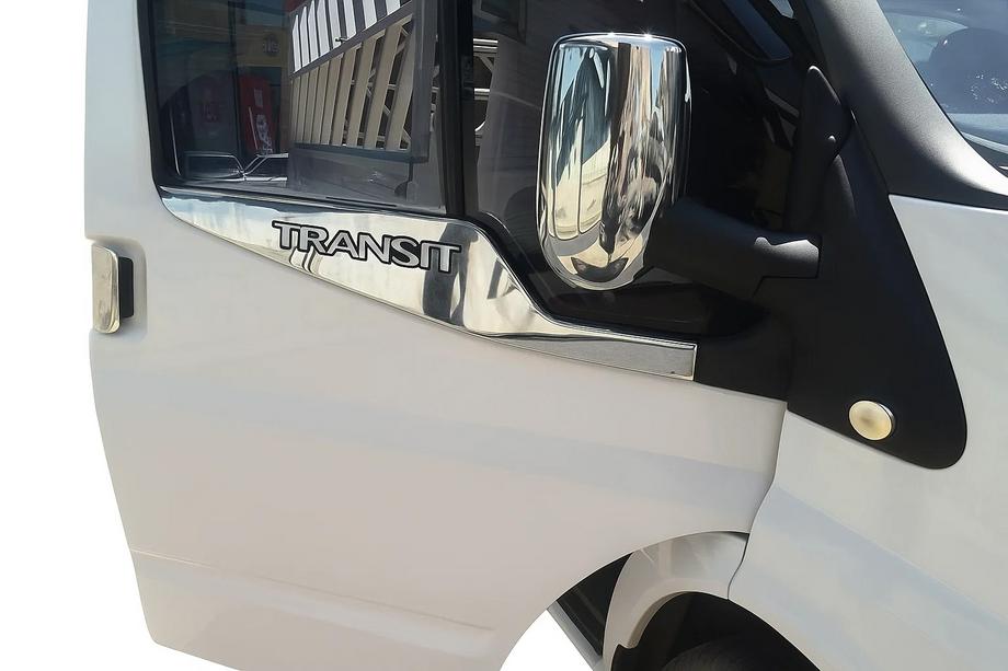Ford Transit 2000–2014 Cornici finestrini Carmos (2 pz, acciaio inox) Image