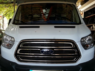 Ford Transit 2014- Cornice Griglia Cromata (2014-2018, 2 pz, Acciaio Inox) OmsaLine - Acciaio Inox Italiano foto 5