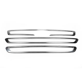 Coperture Griglia Cromate (2014-2018, 3 pz, Acciaio Inox) foto 3