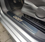 Volkswagen Caddy 2004-2010 Coperture battitacco interne (Carmos, acciaio inox) foto 1