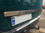 Mercedes Sprinter W906 2006–2018 Modanatura in acciaio inox sopra la targa foto 2