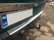 Mercedes Sprinter W906 2006–2018 Modanatura in acciaio inox sopra la targa foto 3