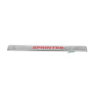 Modanatura in acciaio inox sopra la targa con luce Mercedes Sprinter W906 2006–2018 foto 2