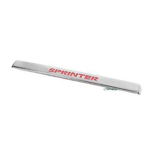 Modanatura in acciaio inox sopra la targa con luce Mercedes Sprinter W906 2006–2018 foto 1