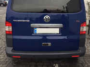 Volkswagen T5 2010-2015 Copertura maniglia portellone sopra targa (acciaio inox) Multivan, OmsaLine - Acciaio Inox Italiano foto 5