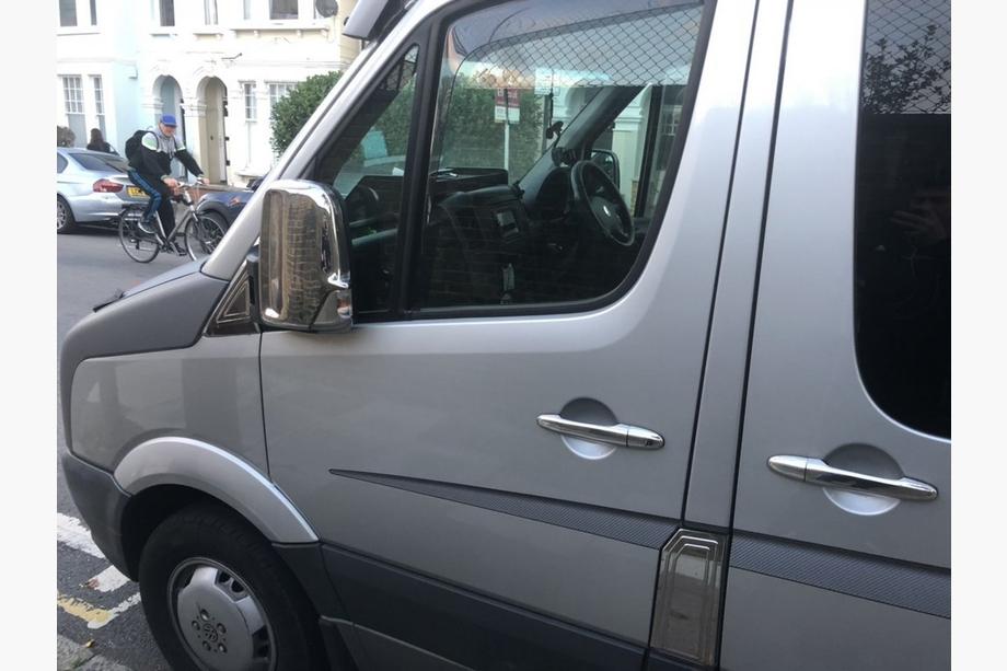 Mercedes Sprinter W906 2006–2018 Copertura Serbatoio Acciaio Inox Carmos - Acciaio Inox Turco Foto 2