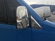 Mercedes Sprinter W906 2006–2018 Coperture Specchietti Acciaio Inox (2 pz) OmsaLine - Acciaio Inox Italiano foto 3