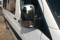 Mercedes Sprinter W906 2006–2018 Coperture Specchietti Cromate (2 pz) Carmos, Acciaio Turco foto 8