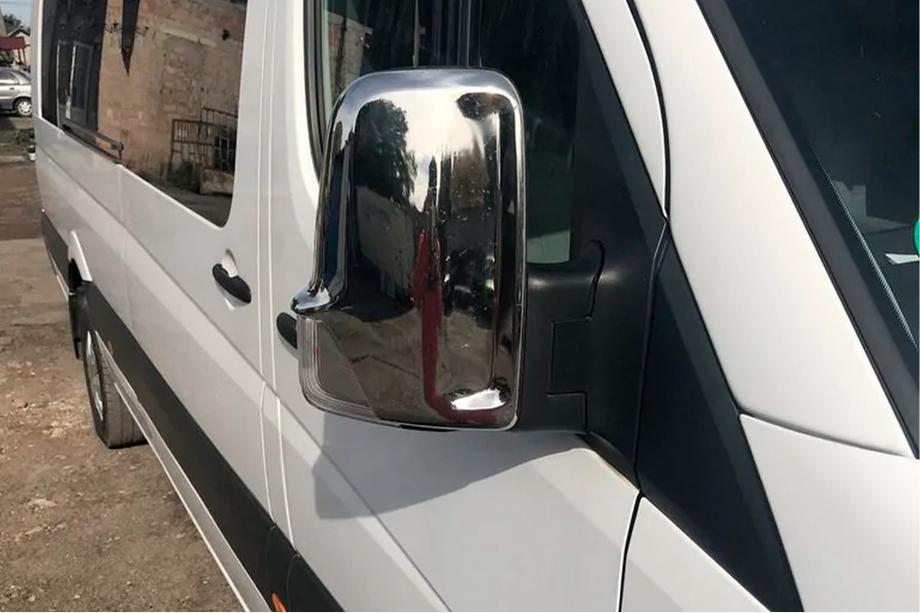 Mercedes Sprinter W906 2006–2018 Coperture Specchietti Cromate (2 pz) Foto 8